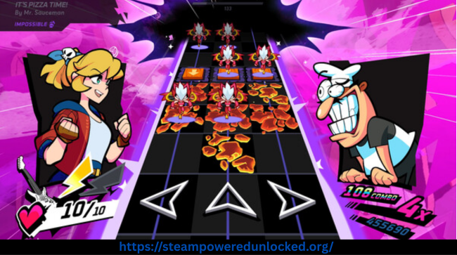 Rift of the NecroDancer Pizza Tower “It’s Pizza Time
