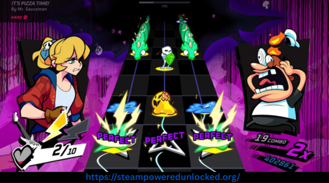 Rift of the NecroDancer Pizza Tower “It’s Pizza Time